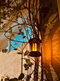Flickering Flames Hook Hanging LED Solar Lanterns ( 2 Sets )